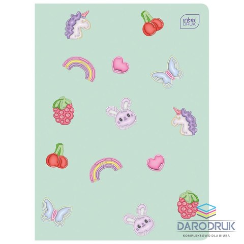Interdruk Zeszyt A5 TRENDS GIRLS 2026 16k. 70g krata Interdruk (ZE16KF#)