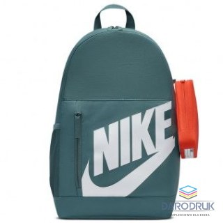 Nike Plecak ELEMENTAL BLADO ZIELONY Z POMARAŃCZOWYM PIÓRNIKIEM Nike (HJ4186-382)