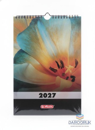 Oxford Kalendarz ścienny HERBAL 12 K POZIOMY A4 Oxford (400213583)