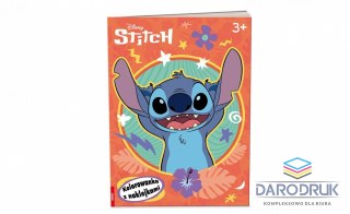 Ameet Książka dla dzieci Stitch Kolorowanka z Naklejkami Ameet