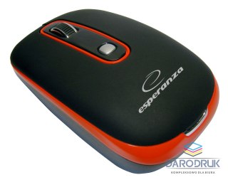 Esperanza Mysz em101r czarno-czerwony Esperanza