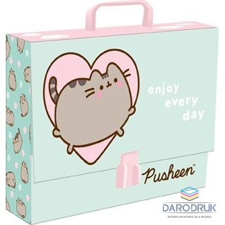 Unipap Teczka kartonowa na zatrzask Pusheen A4 miętowy Unipap