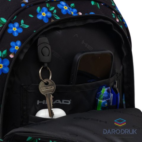 Head Plecak Blue Flowers Head (502026044)