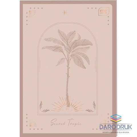 Interdruk Zeszyt A4 METALIC SATIN GOLD 60k. 70g krata Interdruk