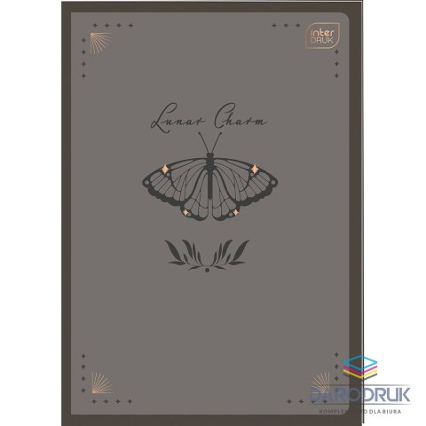 Interdruk Zeszyt A4 METALIC SATIN GOLD 60k. 70g krata Interdruk