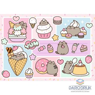 Trefl Puzzle Słodki Pusheen 1000 el. Trefl (10938)