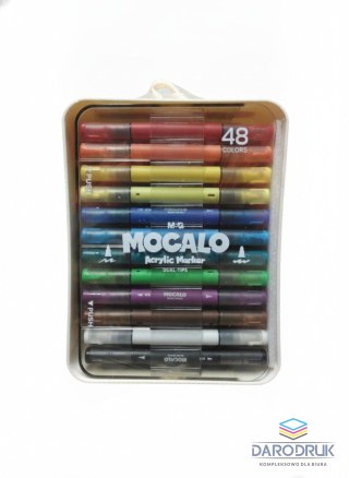 Mg Marker specjalistyczny Akrylowy wkład mix okrągła końcówka Mg (MG APMUC274 SET48)