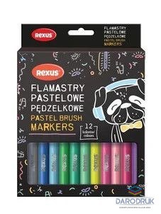Rexus Flamaster pastelowy 12 kol. Rexus (63261)