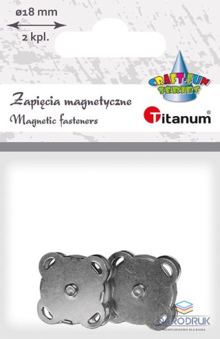 Titanum Dodatek Craft-Fun Series Szydełkowanie zapięcia magnetyczne do torebek Titanum (26CR0101-11)