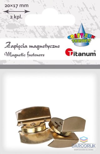 Titanum Dodatek Craft-Fun Series Szydełkowanie zapięcia magnetyczne do torebek Titanum (26CR0101-4)