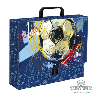 Unipap Teczka kartonowa na zatrzask Match Ball A4 mix Unipap