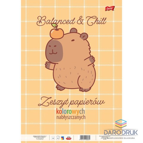 Unipap Zeszyt A4 papierów kolorowych 10k. Unipap