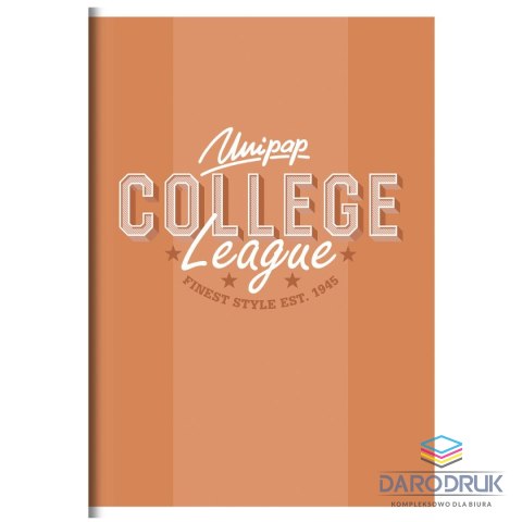 Unipap Zeszyt A5 COLLEGE DAILY 60k. 90g linia Unipap