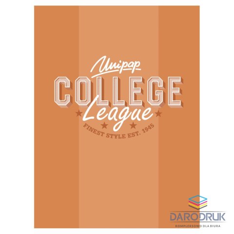 Unipap Zeszyt A5 COLLEGE DAILY 60k. 90g linia Unipap