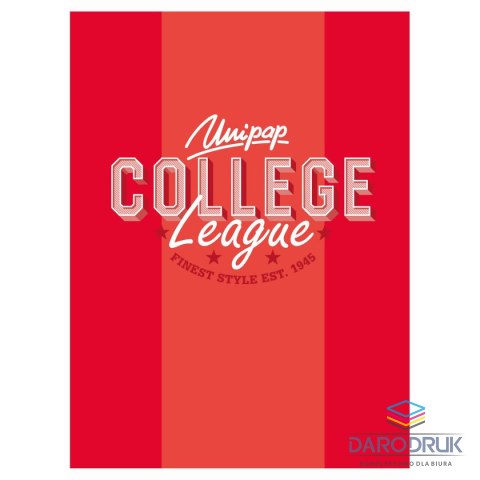 Unipap Zeszyt A5 COLLEGE DAILY 60k. 90g linia Unipap