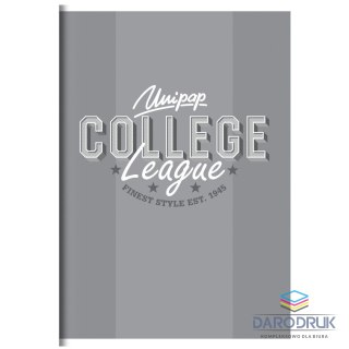 Unipap Zeszyt A5 COLLEGE PREP 32k. 90g krata Unipap