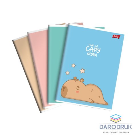 Unipap Zeszyt A5 Capy Style 16k. 70g krata Unipap