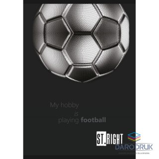 Unipap Zeszyt A5 FOOTBALL ENERGY 32k. 70g linia podwójna kolorowa Unipap