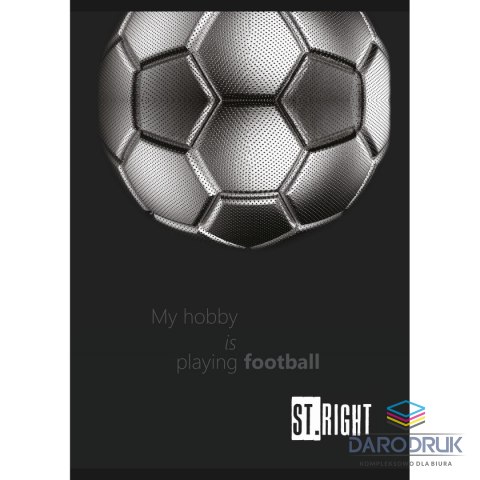 Unipap Zeszyt A5 FOOTBALL ENERGY 32k. 70g linia podwójna kolorowa Unipap
