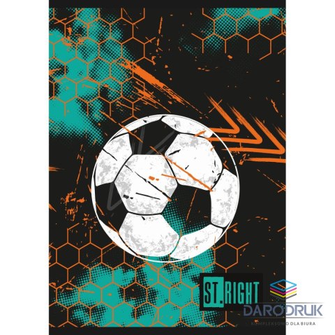 Unipap Zeszyt A5 FOOTBALL ENERGY 32k. 70g linia podwójna kolorowa Unipap
