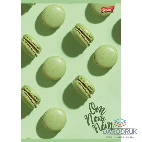 Unipap Zeszyt A5 GREEN DELICIOUS 60k. 70g krata Unipap
