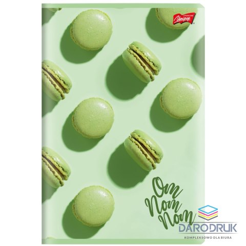 Unipap Zeszyt A5 GREEN DELICIOUS 60k. 70g krata Unipap
