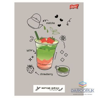 Unipap Zeszyt A5 Matcha Mood 32k. 70g krata Unipap