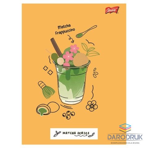 Unipap Zeszyt A5 Matcha Mood 32k. 70g krata Unipap