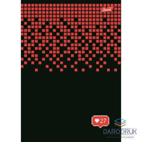 Unipap Zeszyt A5 Pixel Pulse 96k. 70g linia Unipap