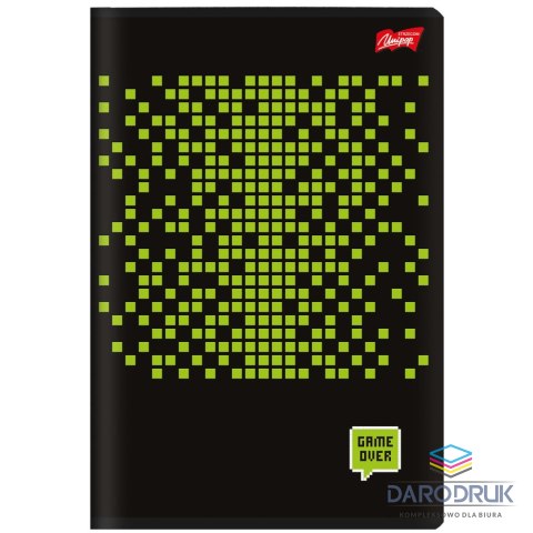 Unipap Zeszyt A5 Pixel Pulse 96k. 70g linia Unipap
