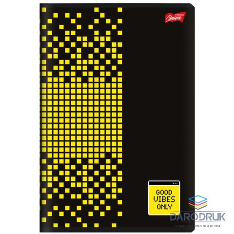 Unipap Zeszyt A5 Pixel Pulse 96k. 70g linia Unipap