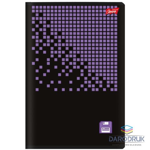 Unipap Zeszyt A5 Pixel Pulse 96k. 70g linia Unipap