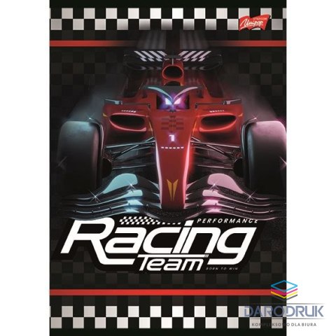 Unipap Zeszyt A5 Racing Team 32k. 70g krata Unipap