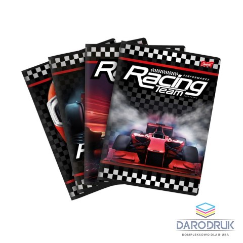 Unipap Zeszyt A5 Racing Team 32k. 70g krata Unipap