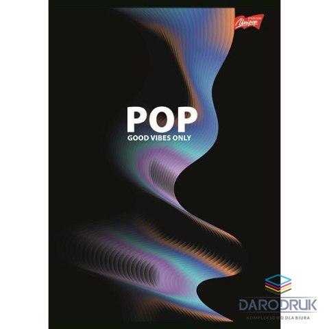 Unipap Zeszyt A5 Sound Waves 60k. 70g krata Unipap
