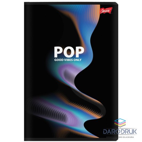 Unipap Zeszyt A5 Sound Waves 60k. 70g krata Unipap