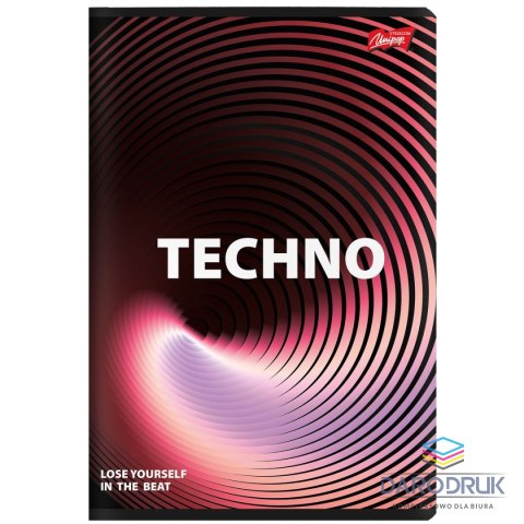 Unipap Zeszyt A5 Sound Waves 60k. 70g krata Unipap