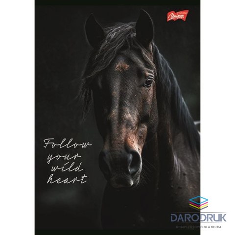 Unipap Zeszyt A5 Wild Heart 60k. 70g krata Unipap