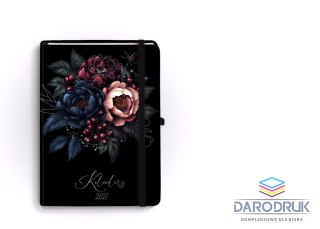 Antra Kalendarz książkowy (terminarz) 2027 Botanical dzienny, Velvet A5 210mm x 145mm Antra (Kal001501)
