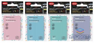 Beniamin Notes samoprzylepny (karteczki) przeźroczyste różne 50k [mm:] 510x760 Beniamin (63360)