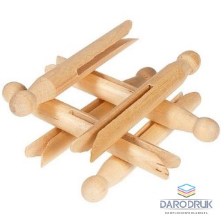 Craft Fun Ozdoba drewniana drewno kołki Craft Fun (384118)