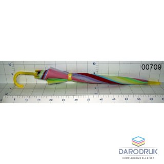 Dromader Parasol 70 cm kolorowy-tęczowy Dromader (130-00709)