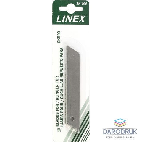 Linex Ostrza do noży Linex 15 cm szerokie 15 cm 10 szt.