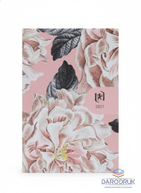 Oxford Kalendarz książkowy (terminarz) FLOWERS dzienny 100mm x 150mm Oxford (400213587)