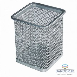 Starpak Pojemnik na długopisy Office srebrny metal Starpak (185243)