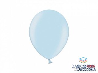 Strong Baloons Balon gumowy Metallic Baby Blue 1op/100sztuk metalizowany 100 szt niebieski 270mm Strong Baloons (SB12M-011)