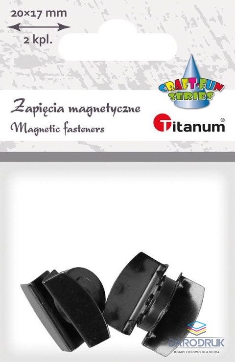 Titanum Dodatek Craft-Fun Series Szydełkowanie zapięcia magnetyczne do torebek Titanum (26CR0101-6)