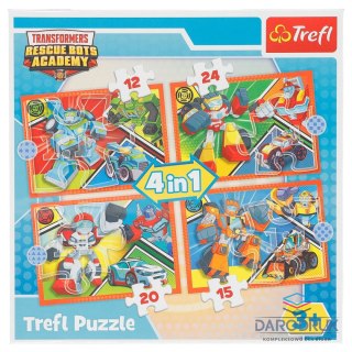 Trefl Puzzle Transformers 4w1 el. Trefl (34352)
