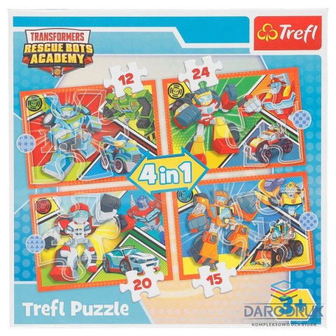 Trefl Puzzle Transformers 4w1 el. Trefl (34352)