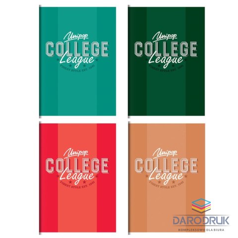Unipap Zeszyt A4 COLLEGE DAILY 60k. 90g krata Unipap